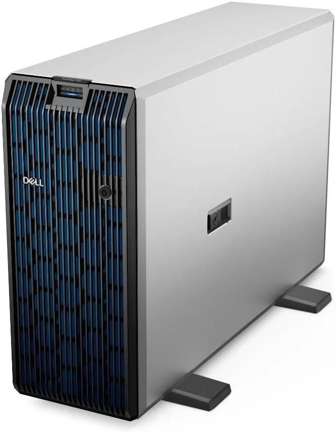 سرور ایستاده Dell PowerEdge T550، پردازنده Intel Xeon Silver 4310 2.1G، رم 8GB RDIMM، هارد 300GB SSD SATA Read Intensive 6Gbps، شاسی 3.5 اینچی با قابلیت پشتیبانی از 8 هارد دیسک، IDRAC9 Ent، منبع تغذیه 2X800W | T550-300GB