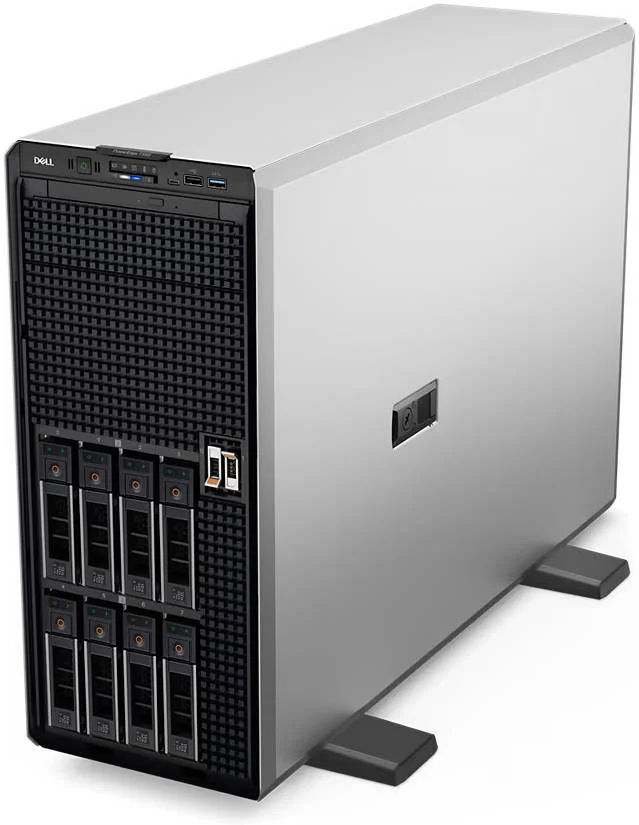 سرور ایستاده Dell PowerEdge T550، پردازنده Intel Xeon Silver 4309Y 2.8G، رم 16GB RDIMM، هارد دیسک 2.4TB 10K RPM SAS ISE، شاسی 3.5 اینچی با قابلیت نصب 8 هارد دیسک، iDRAC9، Enterprise 15G | T550-35×8-4309Y-PET5506A