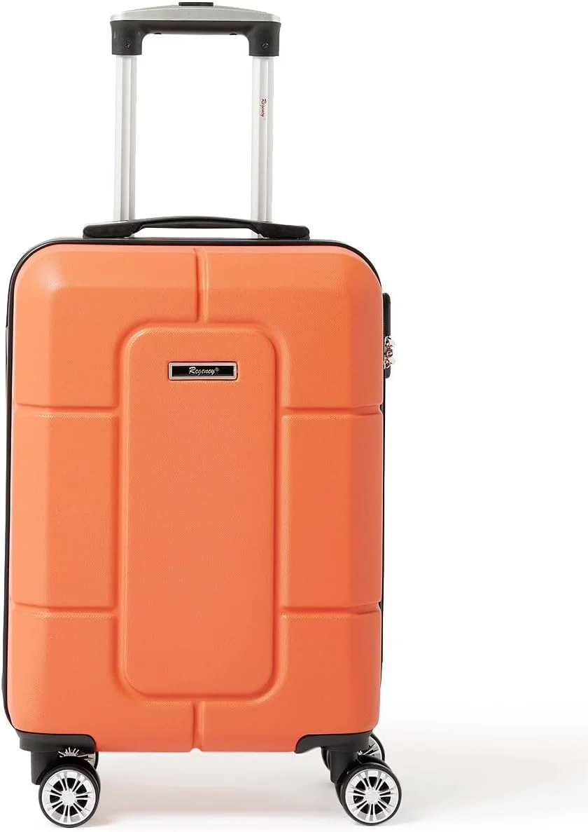 چمدان کابین سایز 20 اینچ ABS مدل Regency Valiant - نارنجی مرجانی