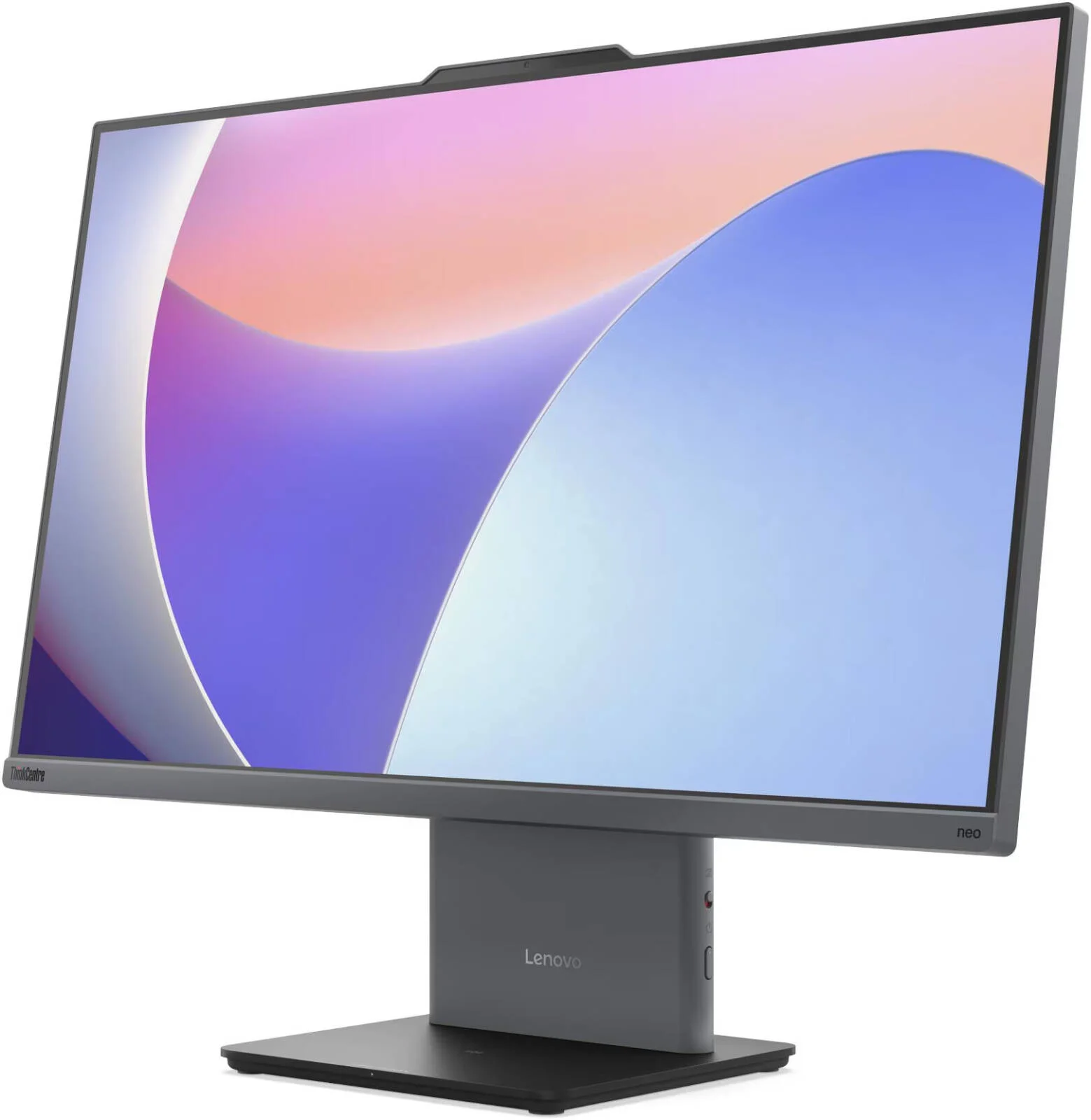 کامپیوتر رومیزی لنوو ThinkCentre neo 50a 24 Gen 5، صفحه نمایش لمسی 24 اینچی FHD IPS، پردازنده Intel Core 5 210H، رم 8 گیگابایتی، SSD 512 گیگابایتی، گرافیک Intel، EOS Eng. (UK) K/B & Mouse، بدون سیستم عامل، خاکستری لونا | 12SC003VGP