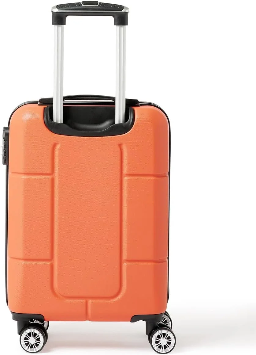 چمدان کابین سایز 20 اینچ ABS مدل Regency Valiant - نارنجی مرجانی