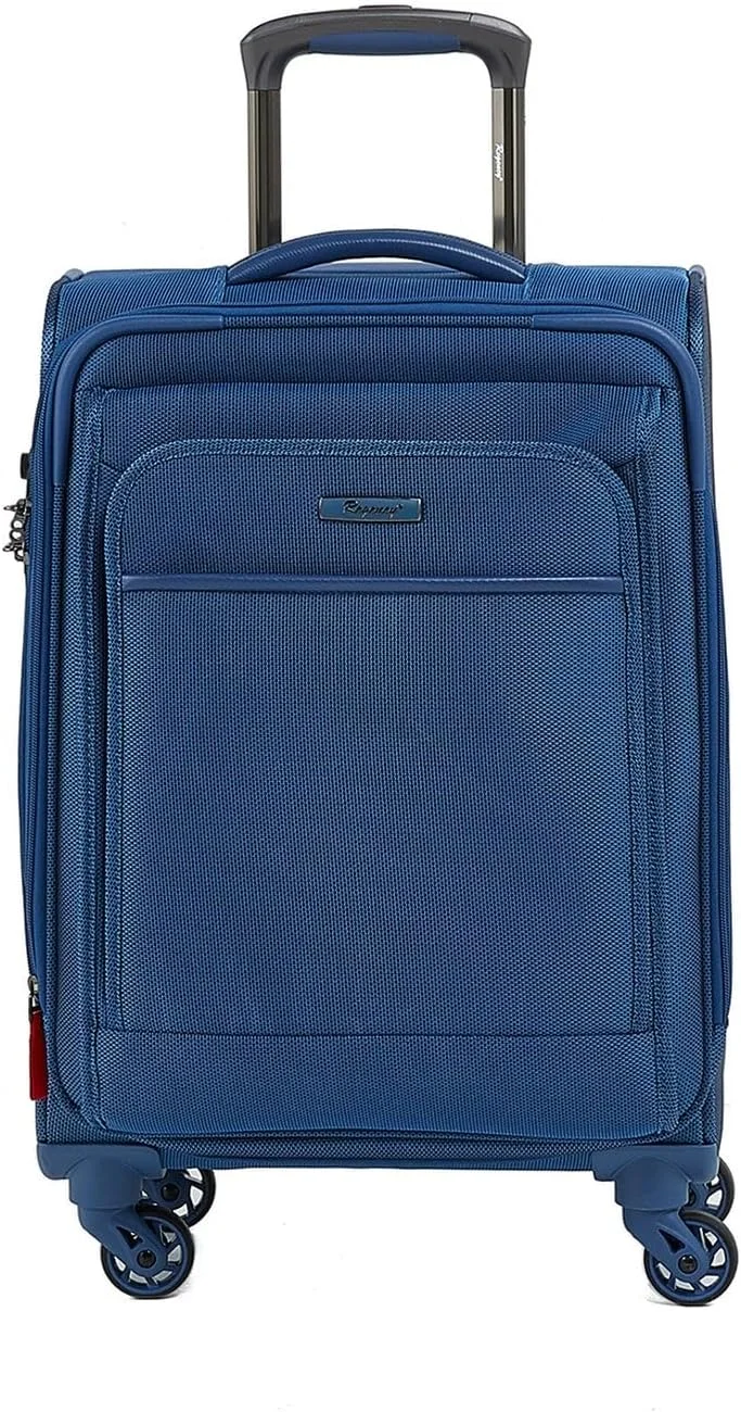 چمدان کابین کوچک نرم رجنسی مدل چرخ دار 19 اینچ / آبی