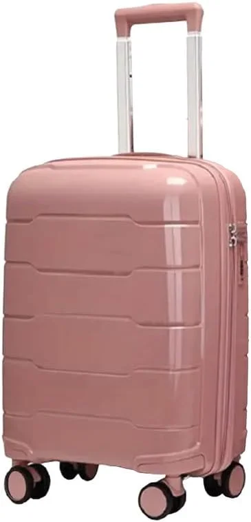 چمدان بازتاب PP، ضد خش، سبک وزن و چرخ های بی صدای 360 درجه، چمدان سخت PP چرخ دار، چمدان مسافرتی با چرخ های اسپینر