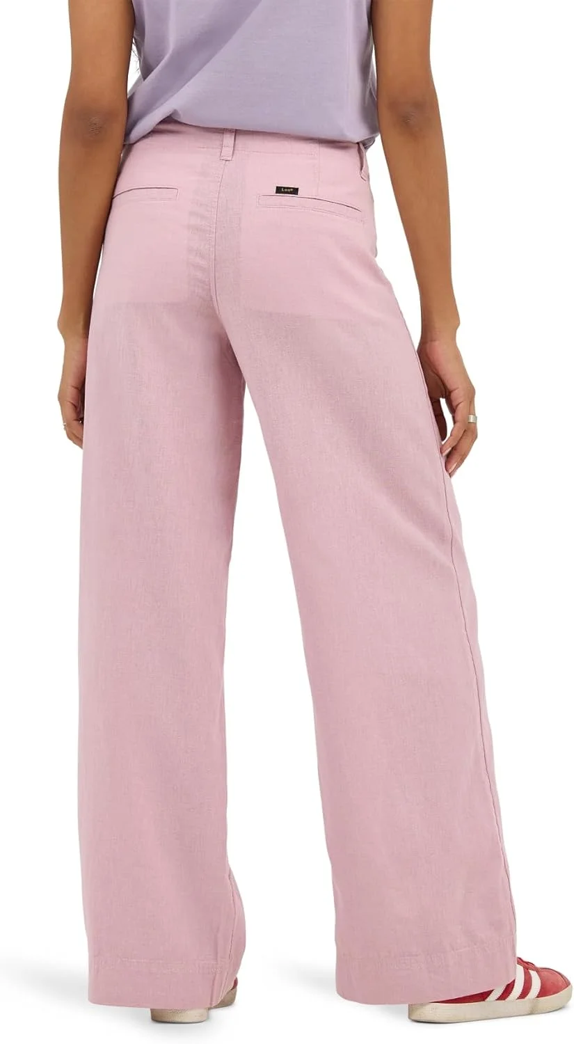 شلوار پارچه ای زنانه لی با مدل آزاد و راحت