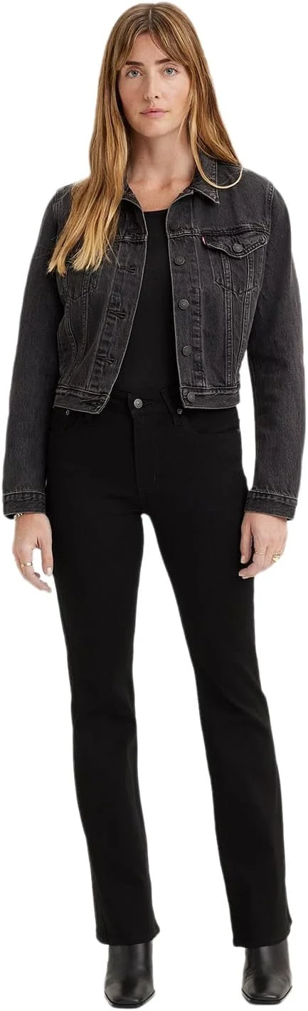 شلوار جین زنانه لی وایز 725 با فاق بلند و مدل بوت‌کات