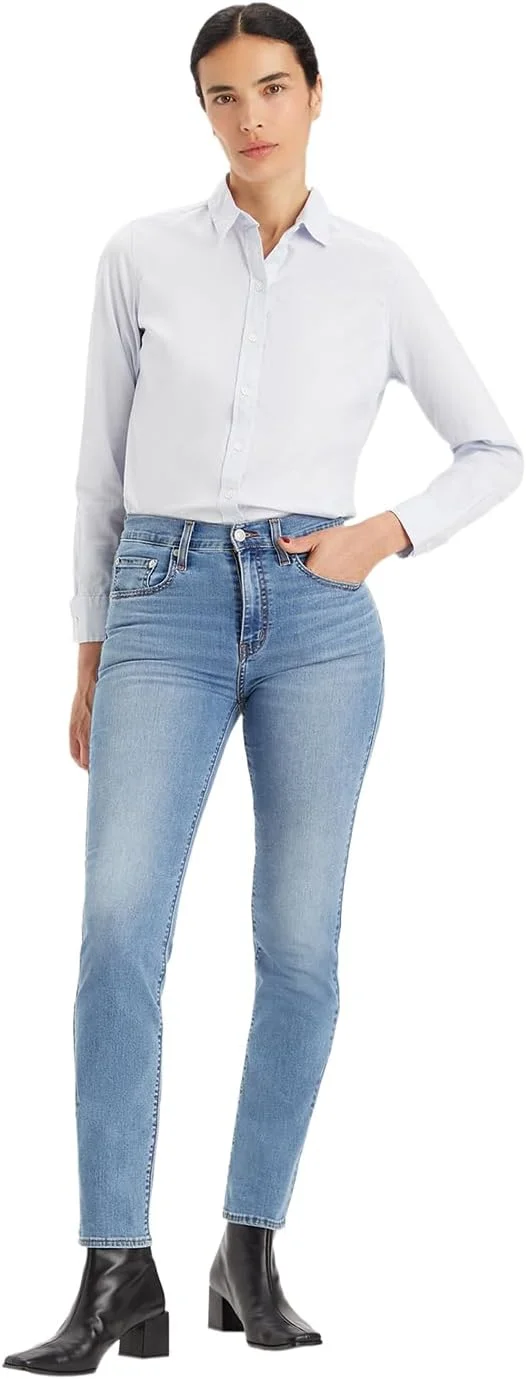 شلوار جین زنانه لی وایز مدل 724 با فاق بلند