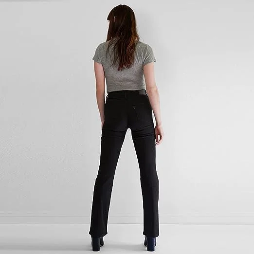 شلوار جین زنانه لی وایز 725 با فاق بلند و مدل بوت‌کات