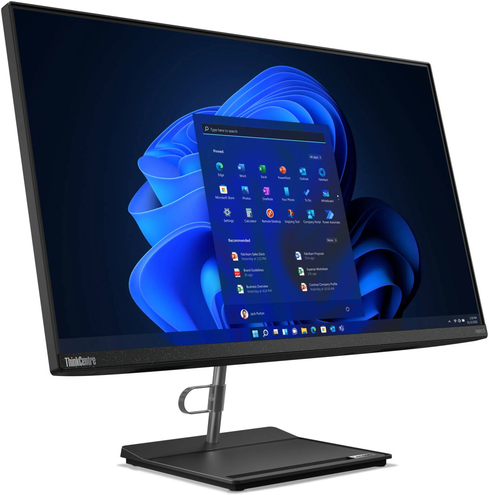 کامپیوتر همه کاره Lenovo ThinkCentre neo 30a 27 Gen 4 AIO، صفحه نمایش 27 اینچی FHD IPS، پردازنده Intel Core i7-13620H، رم 8 گیگابایتی، حافظه SSD 512 گیگابایتی، گرافیک Intel UHD، کیبورد USB انگلیسی و ماوس، FreeDOS، مشکی کلاغی | 12JU001JGP