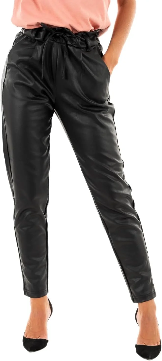 شلوار زنانه مدل ONLPOPTRASH EASY COATED PANT PNT NOOS از ONLY