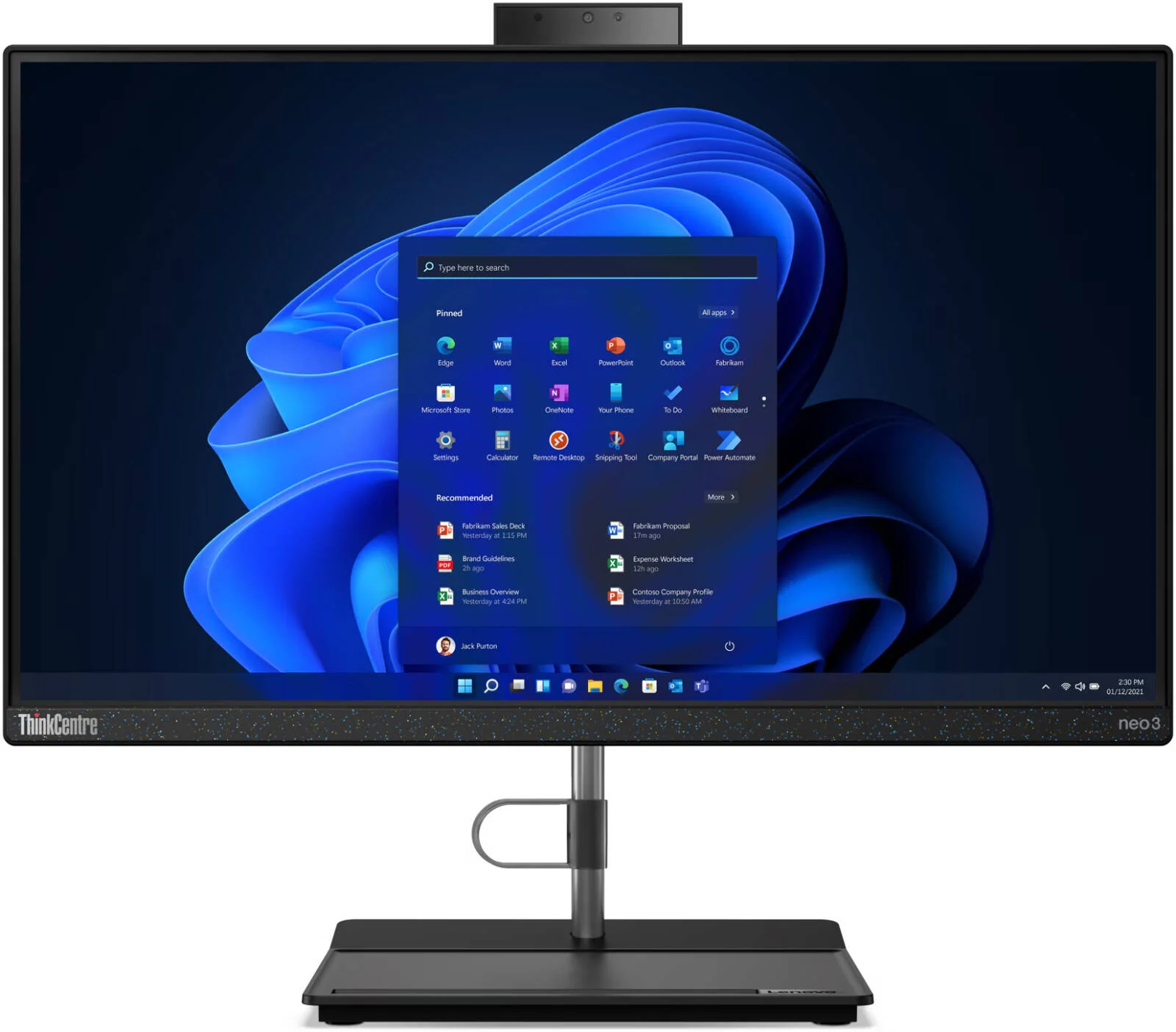 کامپیوتر همه کاره Lenovo ThinkCentre Neo 30a 22 Gen 4 AIO، صفحه نمایش 21.5 اینچی FHD IPS، پردازنده Intel Core i5-13420H، رم 8 گیگابایتی، حافظه SSD 512 گیگابایتی، گرافیک Intel UHD، ماوس و کیبورد USB Calliope ENG، FreeDos، مشکی کلاغی | 12K3000XGP
