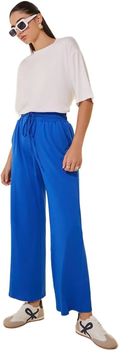 شلوارک زنانه استایلی مدل دامن شلواری پاچه گشاد