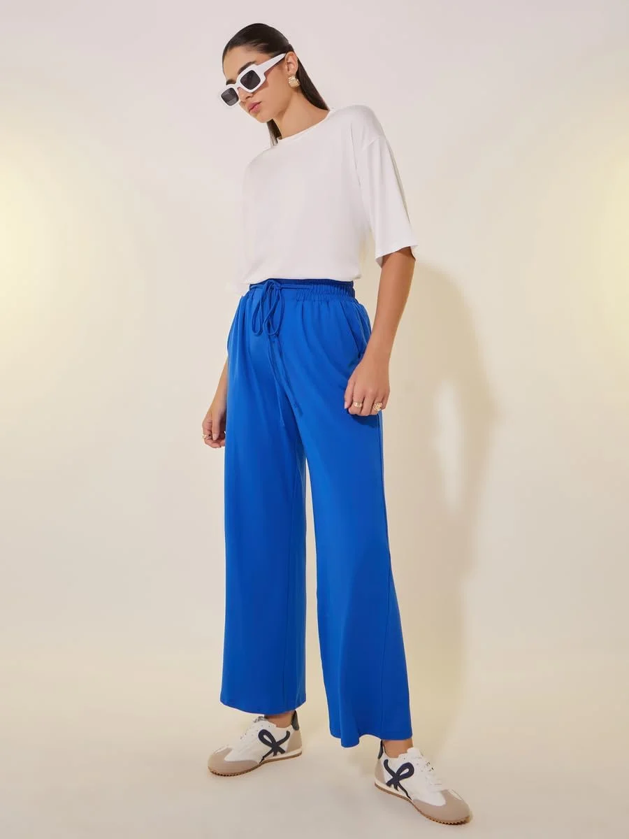 شلوارک زنانه استایلی مدل دامن شلواری پاچه گشاد