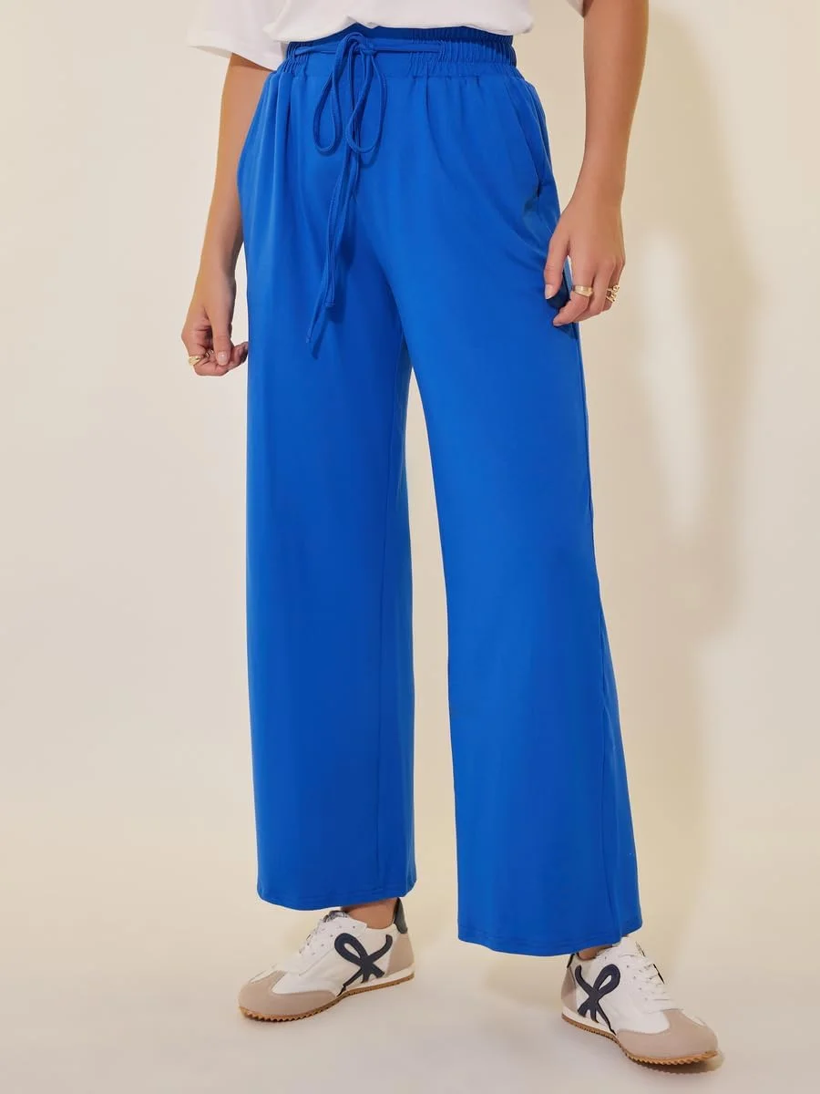 شلوارک زنانه استایلی مدل دامن شلواری پاچه گشاد