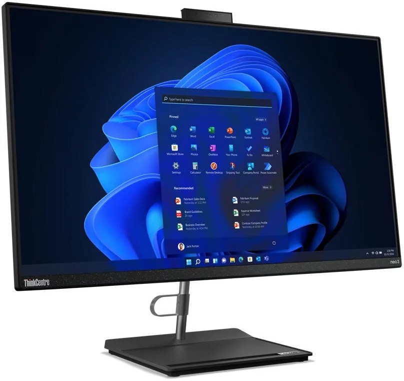 کامپیوتر همه کاره Lenovo ThinkCentre Neo 30a 27 AIO، صفحه نمایش 27 اینچی FHD IPS، پردازنده Intel Core i5-12450H، رم 8 گیگابایتی، حافظه SSD 256 گیگابایتی، گرافیک Intel UHD، ماوس USB Black Calliope و کیبورد ENG (UK)، FreeDOS | 12CA004LUM