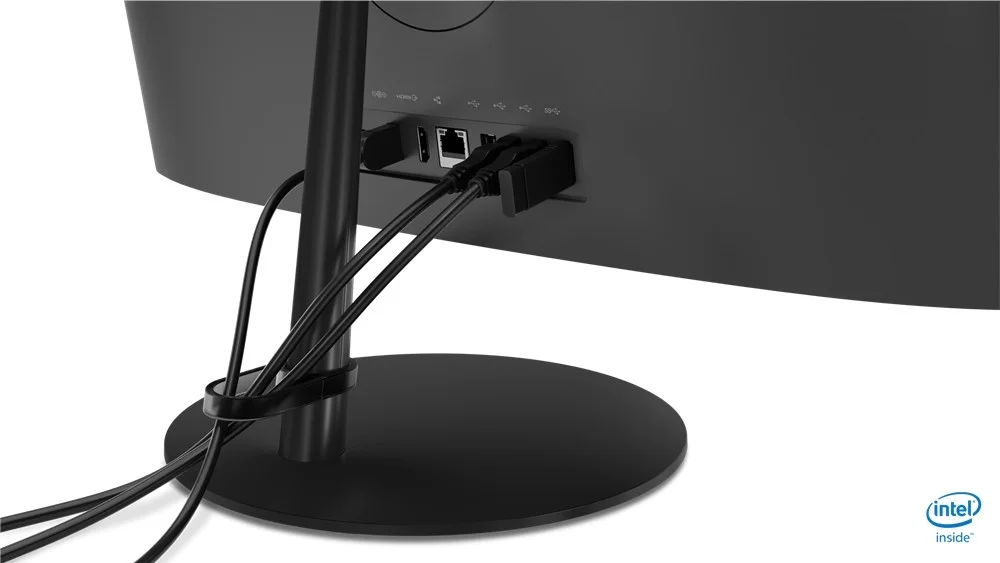 کامپیوتر رومیزی همه کاره Lenovo V30a-24، صفحه نمایش 23.8 اینچی بدون لمس، پردازنده نسل دهم Intel Core i5-10210U، رم 4 گیگابایتی DDR4، هارد دیسک 1 ترابایتی، DOS، کیبورد انگلیسی، مشکی | 11LA0036UM