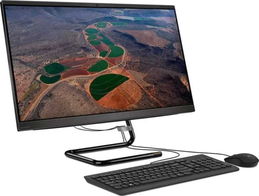 لنوو IdeaCentre AIO 3 - نسل 10 پردازنده Intel Core i5، رم 8 گیگابایتی، 1 ترابایت + 128SSD، صفحه لمسی 23.8 اینچی، گرافیک 2 گیگابایتی VGA، کامپیوتر رومیزی All-In-One با صفحه کلید و ماوس بی سیم، ویندوز 10 - مشکی | 24IMB05
