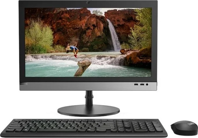 کامپیوتر همه کاره لنوو AIO V330 با پردازنده Intel Core i5-9400، رم 4 گیگابایتی، هارد دیسک 1 ترابایتی، صفحه نمایش 19.5 اینچی، Dos - مشکی | 10UK00FDUM