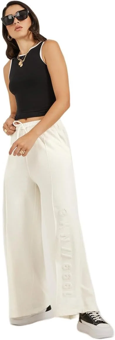 شلوار جاگر زنانه استایلی با پاچه گشاد و کمر بند دار شلوار جاگر زنانه استایلی با پاچه گشاد و کمر بند دار