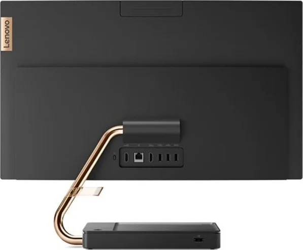 کامپیوتر همه کاره لنوو AIO 5 با پردازنده Core i5 10400T 2.0 گیگاهرتز، 8 گیگابایت رم، 512 گیگابایت SSD، USB-DVD±RW، صفحه نمایش لمسی 23.8 اینچی FHD، کارت گرافیک 2 گیگابایتی NVIDIA، کیبورد و ماوس بی سیم، ویندوز 10 هوم - مشکی | 24IMB05-F0DB004EAX-BLK
