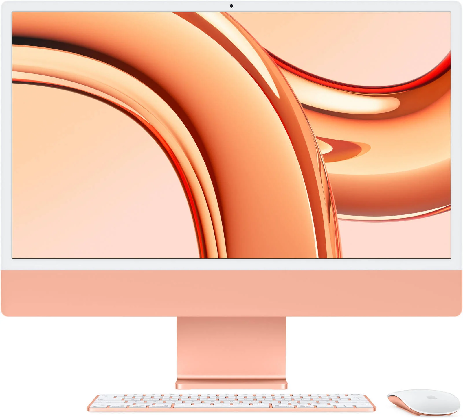 کامپیوتر رومیزی همه کاره 24 اینچی اپل iMac با تراشه M3، نمایشگر رتینا 4.5K، پردازنده مرکزی 8 هسته ای و پردازنده گرافیکی 10 هسته ای، 16 گیگابایت رم، 512 گیگابایت SSD، صفحه کلید Magic English، ماوس Magic، macOS، نارنجی | Z19R001DF کامپیوتر رومیزی همه کاره 24 اینچی اپل iMac با تراشه M3، نمایشگر رتینا 4.5K، پردازنده مرکزی 8 هسته ای و پردازنده گرافیکی 10 هسته ای، 16 گیگابایت رم، 512 گیگابایت SSD، صفحه کلید Magic English، ماوس Magic، macOS، نارنجی | Z19R001DF