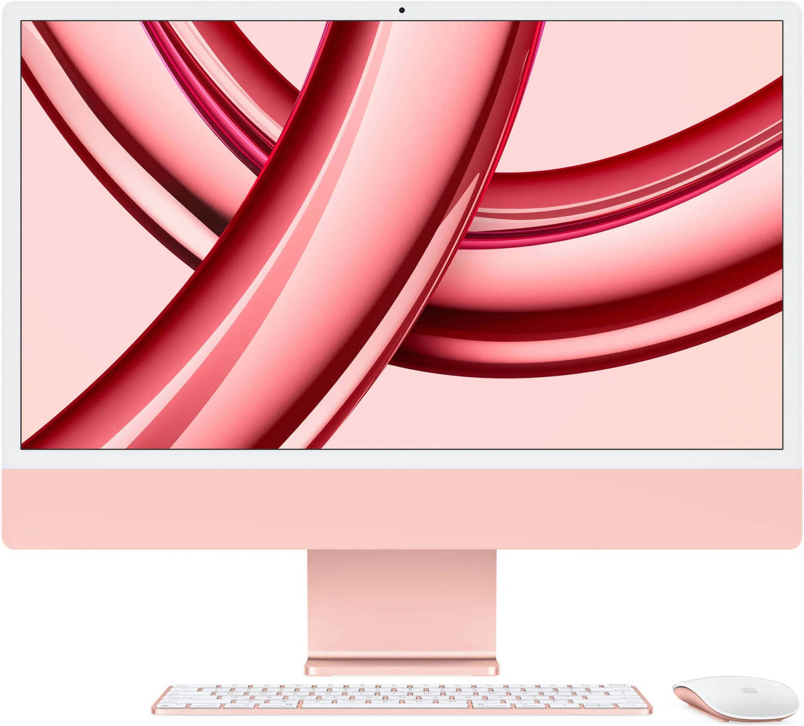 کامپیوتر رومیزی همه کاره 24 اینچی اپل iMac با تراشه M3، صفحه نمایش رتینا 4.5K، پردازنده مرکزی 8 هسته ای و پردازنده گرافیکی 8 هسته ای، 8 گیگابایت رم، 256 گیگابایت SSD، صفحه کلید Magic English با Touch ID و Magic Mouse، macOS، صورتی | MQRD3 کامپیوتر رومیزی همه کاره 24 اینچی اپل iMac با تراشه M3، صفحه نمایش رتینا 4.5K، پردازنده مرکزی 8 هسته ای و پردازنده گرافیکی 8 هسته ای، 8 گیگابایت رم، 256 گیگابایت SSD، صفحه کلید Magic English با Touch ID و Magic Mouse، macOS، صورتی | MQRD3