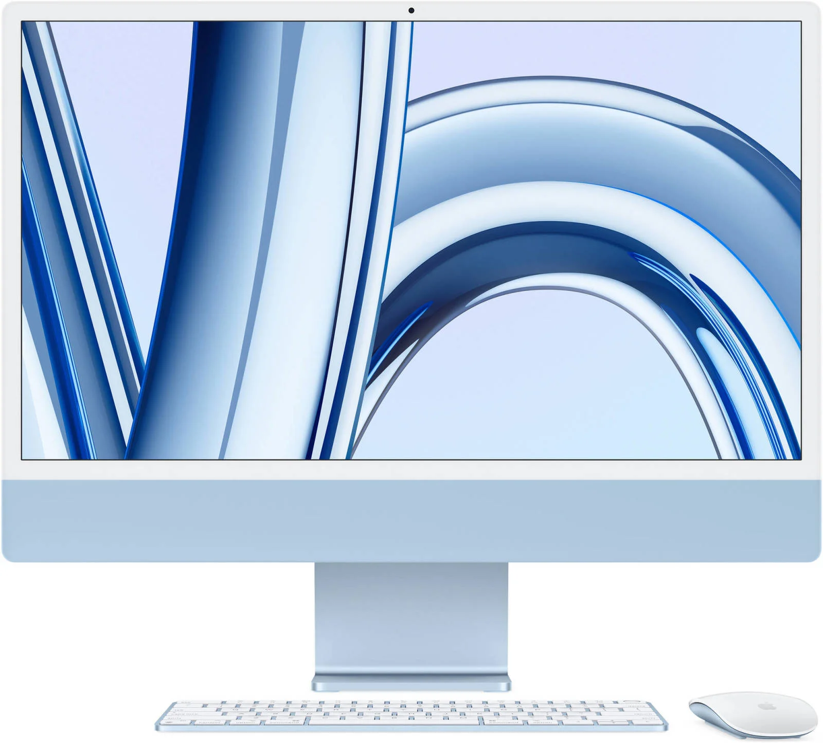 کامپیوتر رومیزی همه کاره 24 اینچی اپل iMac با تراشه M3، صفحه نمایش رتینا 4.5K، پردازنده مرکزی 8 هسته ای و پردازنده گرافیکی 8 هسته ای، 16 گیگابایت رم، 1 ترابایت SSD، مجیک کیبورد ENG با Touch ID و مجیک ماوس، macOS، آبی | Z197001KN کامپیوتر رومیزی همه کاره 24 اینچی اپل iMac با تراشه M3، صفحه نمایش رتینا 4.5K، پردازنده مرکزی 8 هسته ای و پردازنده گرافیکی 8 هسته ای، 16 گیگابایت رم، 1 ترابایت SSD، مجیک کیبورد ENG با Touch ID و مجیک ماوس، macOS، آبی | Z197001KN