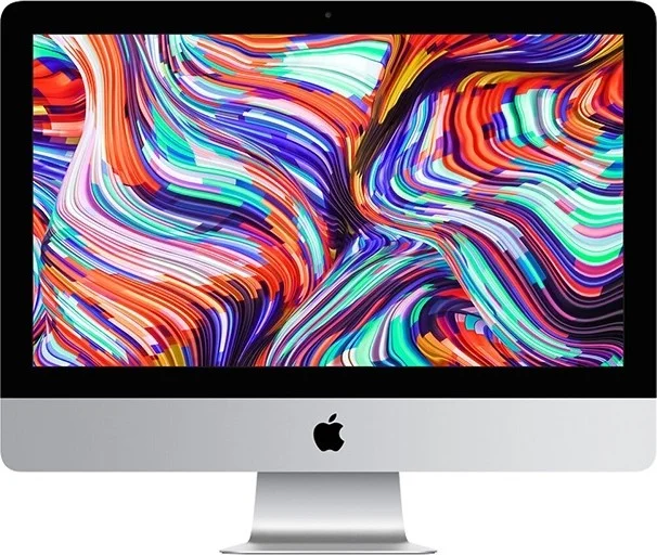 Apple iMac 21.5 اینچی - نسل هشتم 6 هسته ای، Intel Core i5 3.0 گیگاهرتز، 8 گیگابایت رم DDR4، 256 گیگابایت SSD، صفحه نمایش 21.5 اینچی 4096 x 2304 IPS Retina 4K، AMD Radeon Pro 560X (4GB GDDR5) MacOS (64 بیتی) - ARB KB | MHK33AE/A