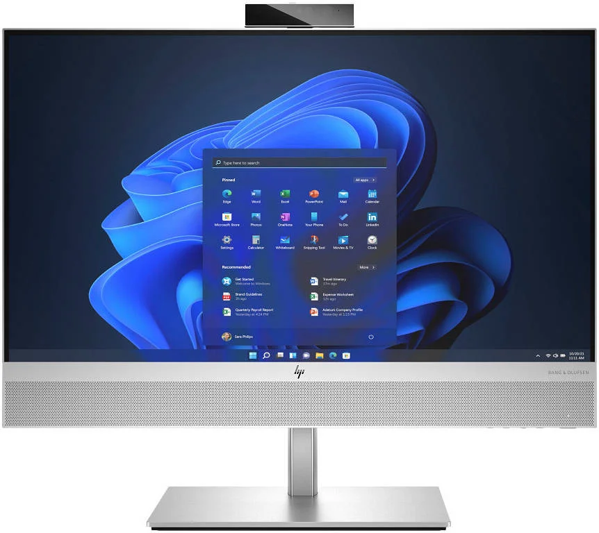 کامپیوتر رومیزی همه کاره HP EliteOne 840 G9، صفحه نمایش لمسی 24 اینچی FHD IPS، پردازنده Intel Core i7-14700، رم 16 گیگابایتی، SSD 512 گیگابایتی، گرافیک Intel UHD، کیبورد و ماوس HP 125، Win11 Pro، سفید | A55PLET#BH5