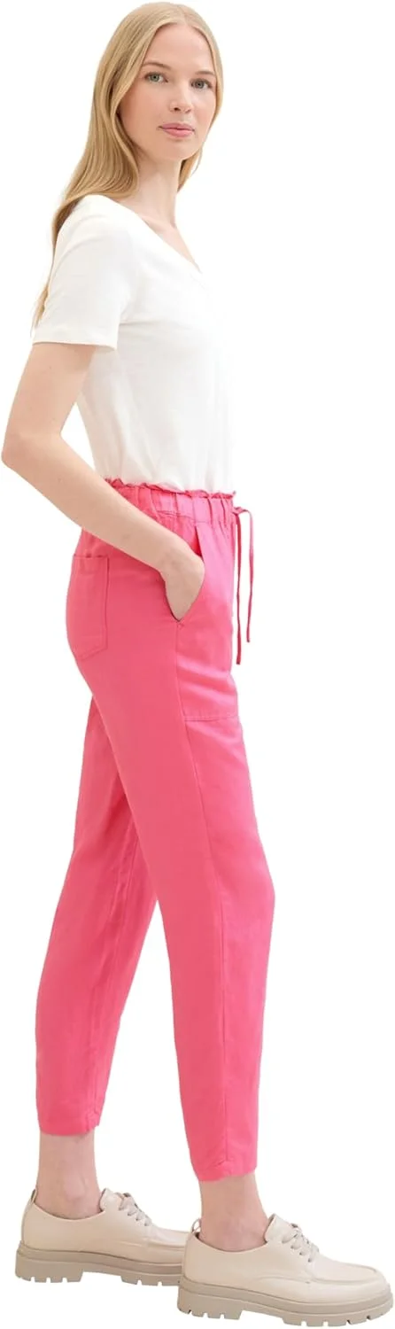 شلوار لینن زنانه تام تیلور با تن خور آزاد