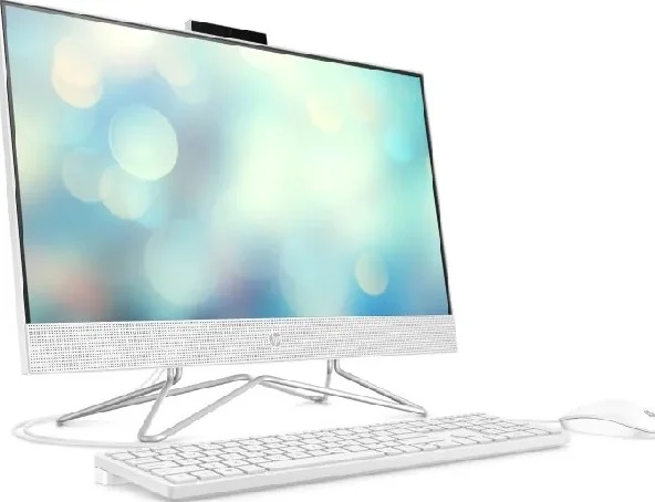 کامپیوتر رومیزی همه کاره HP 24-DF1033NY با صفحه نمایش 23.8 اینچی FHD، پردازنده نسل 11 اینتل Core i3-1125G4، رم 4 گیگابایتی، حافظه داخلی 1 ترابایتی HDD، گرافیک Intel UHD، درایو DVDRW، وب کم، کیبورد و ماوس سیمی، DOS - بدون سیستم عامل، سفید برفی | 466Y7EA