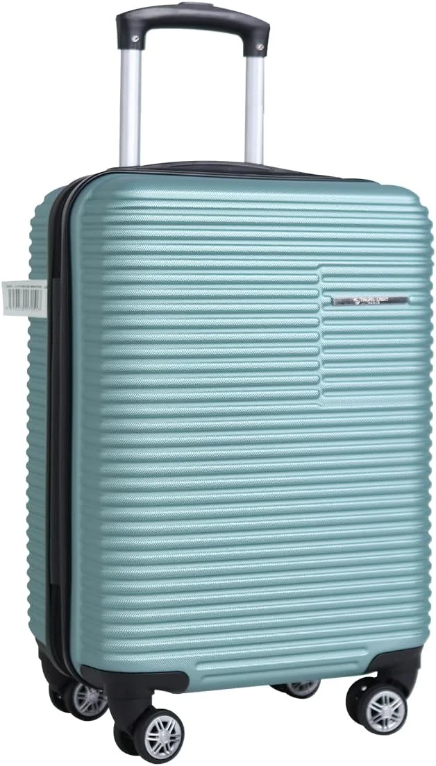 چمدان کابین سایز 20 اینچی نیوکام - چمدان چرخدار سبک و بادوام با قابلیت افزایش حجم، مناسب برای سفر آقایان و بانوان - سبز