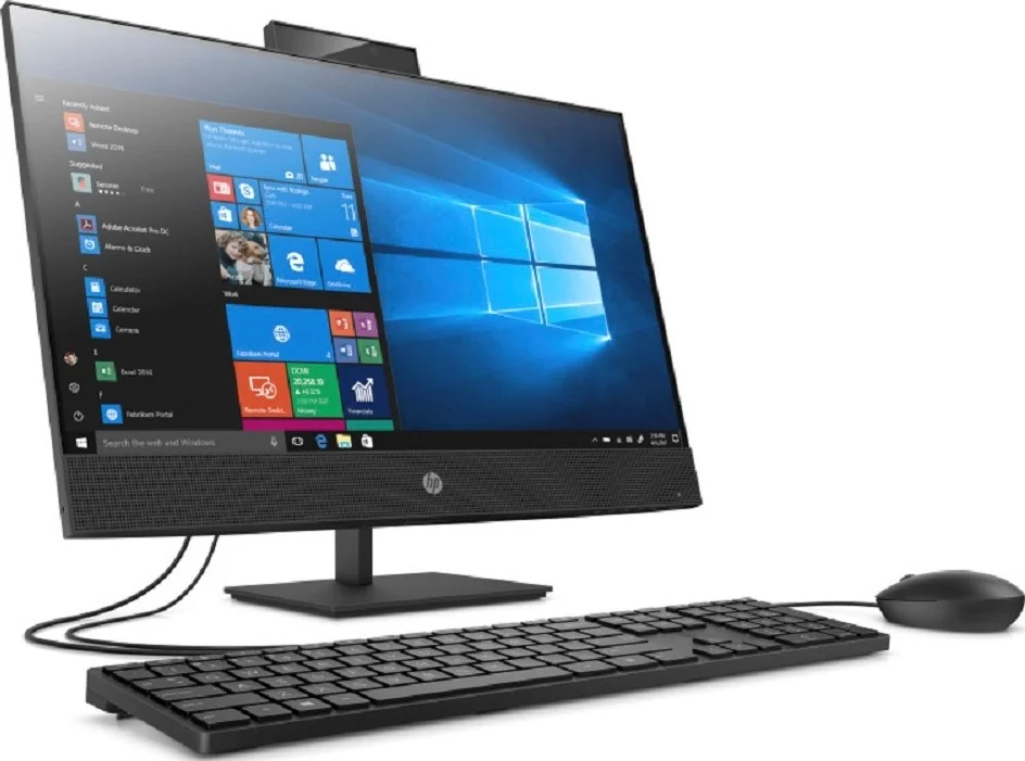 کامپیوتر رومیزی HP Pro One 440 G6 AIO Non-Touch با صفحه نمایش 23.8 اینچی FHD، پردازنده نسل دهم Intel Core i5-10500T، رم 8 گیگابایتی DDR4، هارد دیسک 1 ترابایتی، گرافیک Intel Iris Xe، ویندوز 10 پرو | 1C7C2EA