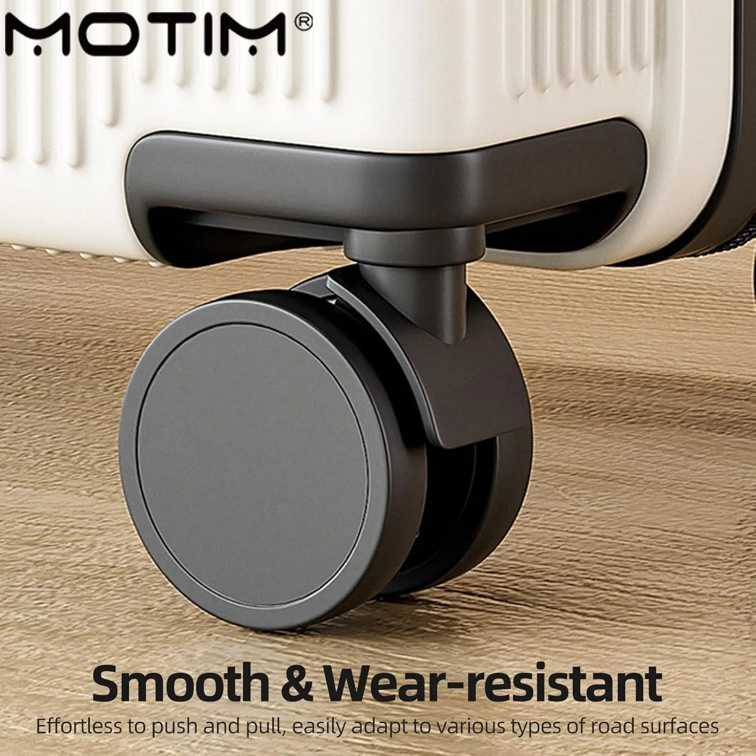 چمدان مسافرتی MOTIM با دسته پهن، کیف چمدان با پورت شارژ، چرخ های چرخان 360 درجه، بدنه سخت با بافت سبک وزن، قفل رمز عبور (24 اینچ) چمدان مسافرتی MOTIM با دسته پهن، کیف چمدان با پورت شارژ، چرخ های چرخان 360 درجه، بدنه سخت با بافت سبک وزن، قفل رمز عبور (24 اینچ)