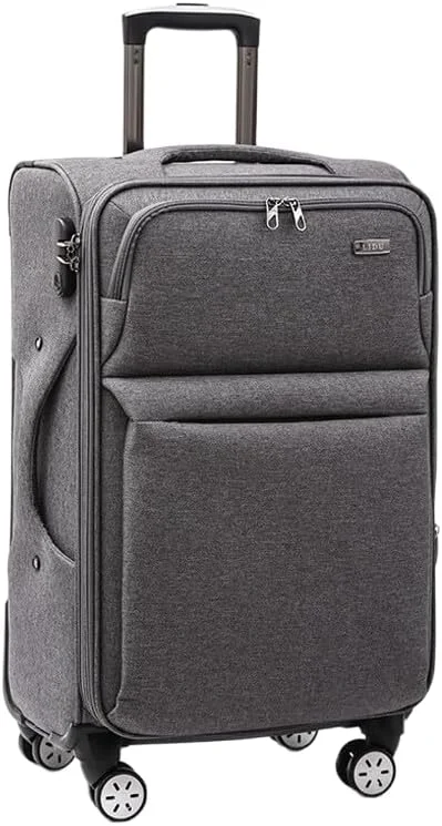 چمدان بزرگ MOTIM با ظرفیت بالا، دارای چرخ‌های گردان 360 درجه، چرخ‌های بی‌صدا، بدنه نرم، پارچه ضد آب و قفل ضد سرقت (28 اینچ)