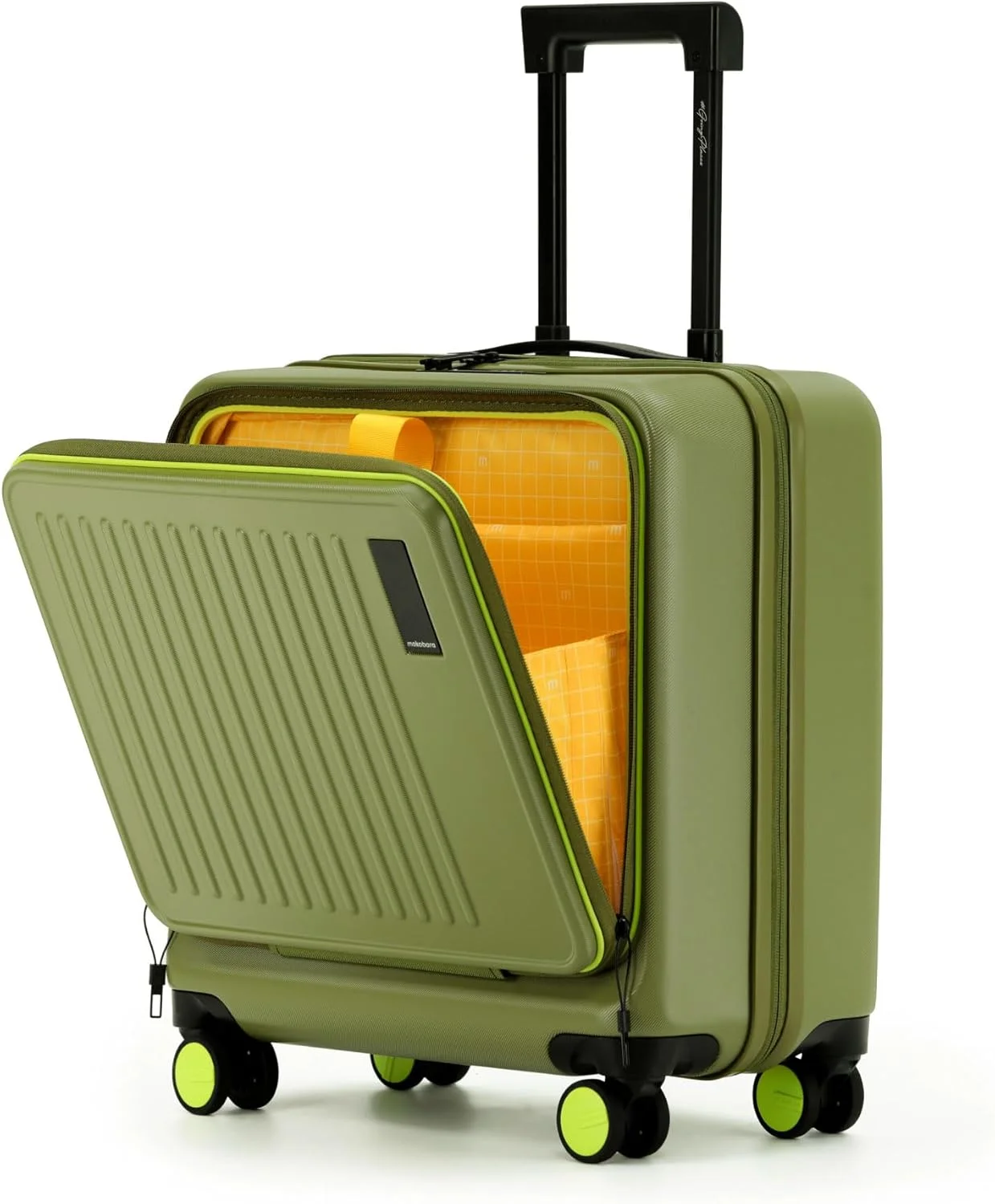 چمدان کابین ترانزیت MOKOBARA | ظرفیت 44 لیتر، چمدان دستی | بدنه سخت پلی کربنات و 8 چرخ بی صدا | قفل مورد تایید TSA | آبی | So Match Limeray 2.0