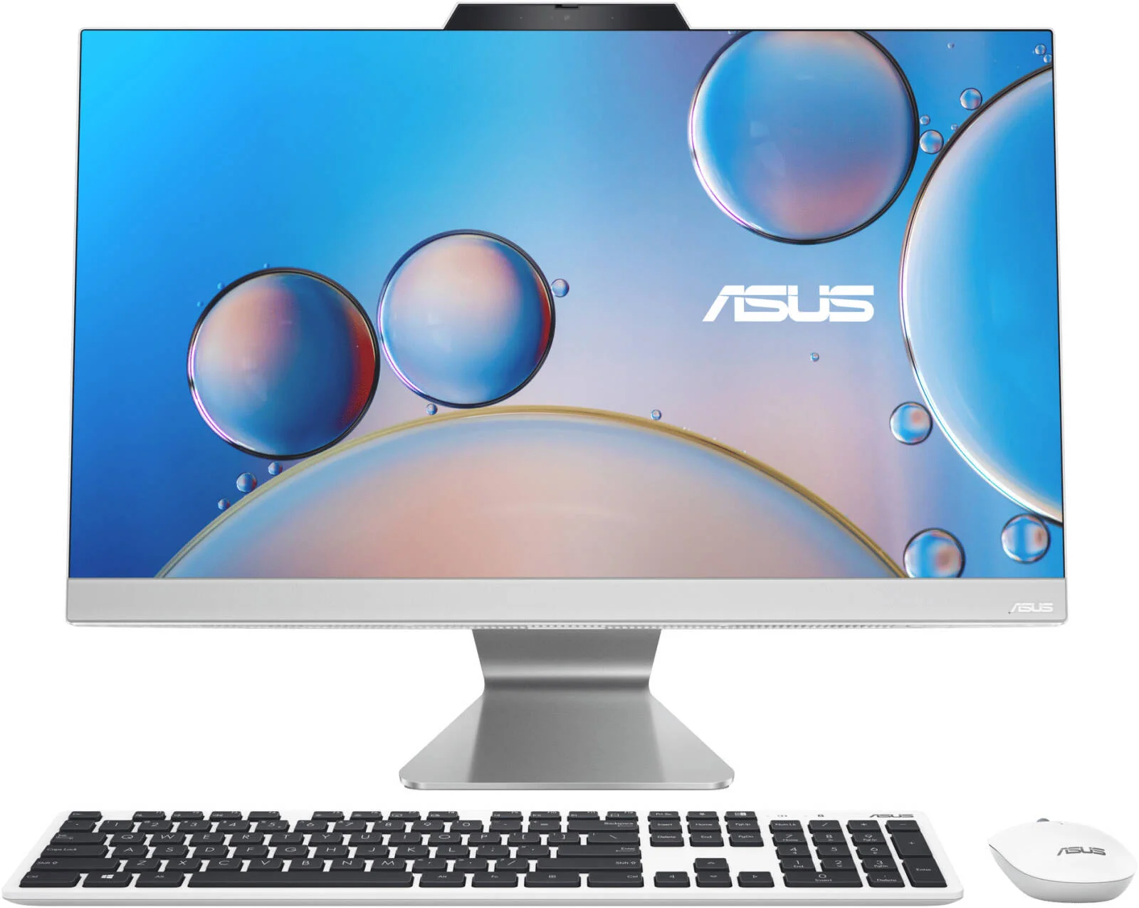 کامپیوتر همه کاره ASUS A3402WVAK، صفحه نمایش 24 اینچی FHD ضد انعکاس، پردازنده Intel Core i5-1335U، رم 8 گیگابایتی، SSD 512 گیگابایتی، گرافیک Intel Iris Xe، کیبورد انگلیسی-عربی، Win11، سفید | 90PT03T1-M011D0