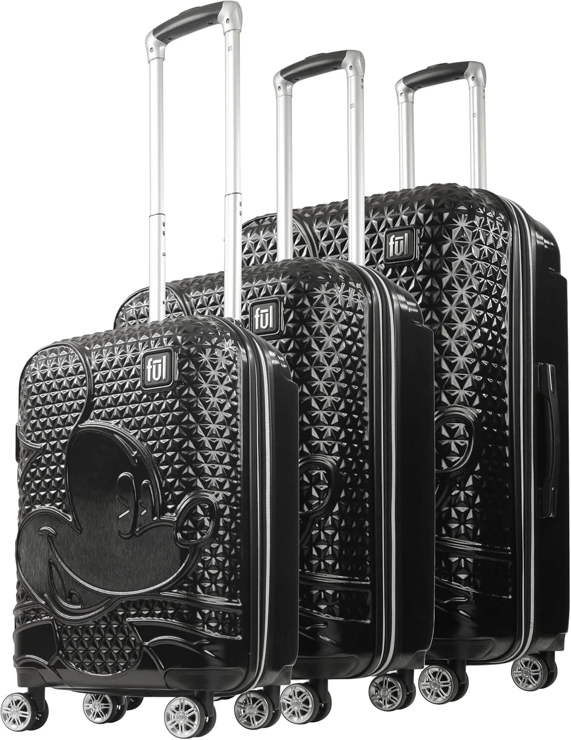 چمدان چرخ دار دیزنی طرح میکی موس، چمدان سخت با چرخ های اسپینر