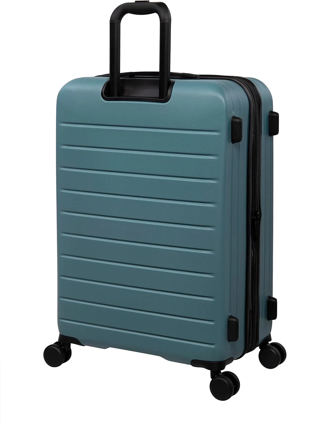 چمدان سخت بدنه ABS یونی‌سکس it luggage Legion، دارای 8 چرخ گردان 360 درجه، کیف ترولی قابل گسترش، دسته تلسکوپی، کد محصول 16-2179A08، چمدان سبک وزن (آبی دودی، کوچک)