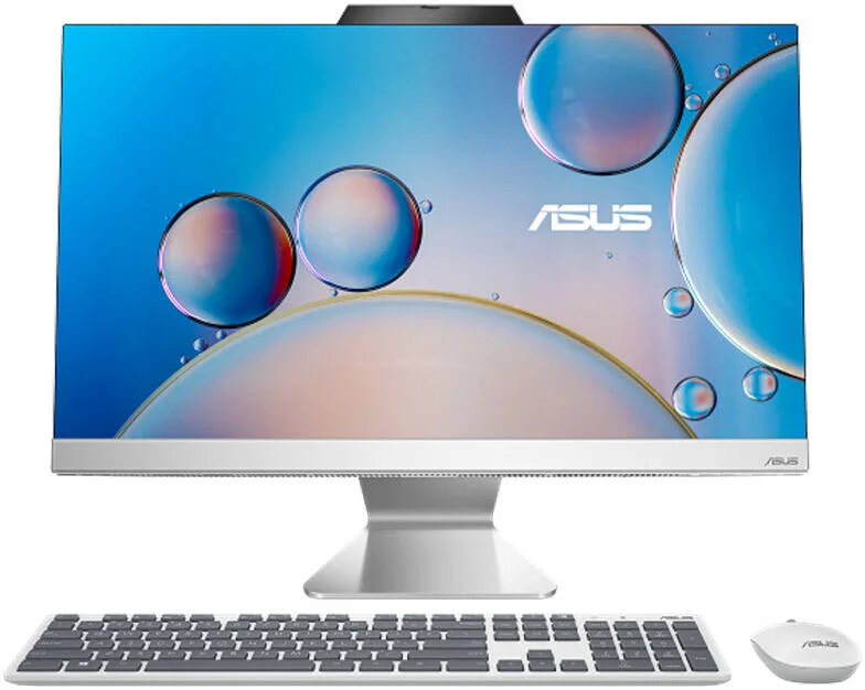 کامپیوتر همه کاره ASUS A3402WBAT، صفحه نمایش لمسی 23.8 اینچی FHD Wide View، پردازنده Intel Core i5-1235U، رم 8 گیگابایتی، حافظه SSD 512 گیگابایتی، گرافیک Intel UHD، کیبورد و ماوس ENG-ARB، ویندوز 11، سفید | 90PT03G4-M05
