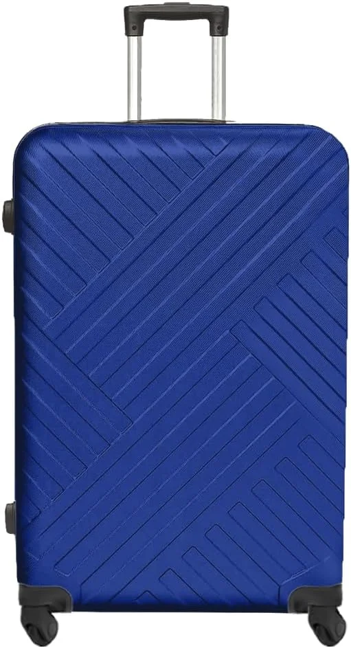 چمدان سبک و بادوام با جنس ABS و 4 چرخ گردان (سایز 20 اینچ، 51 سانتی متر، آبی)