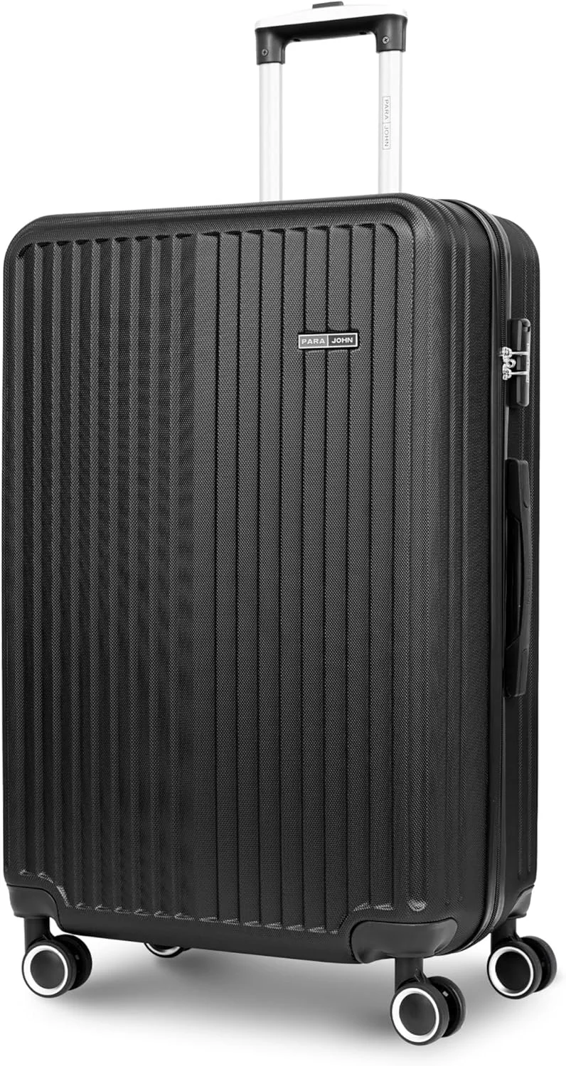 چمدان مسافرتی سخت پوسته سبک و بادوام VERTEX Series، سایز کابین 20 اینچ، با ظرفیت حمل 10 کیلوگرم، جنس ABS، دارای 8 چرخ - مشکی