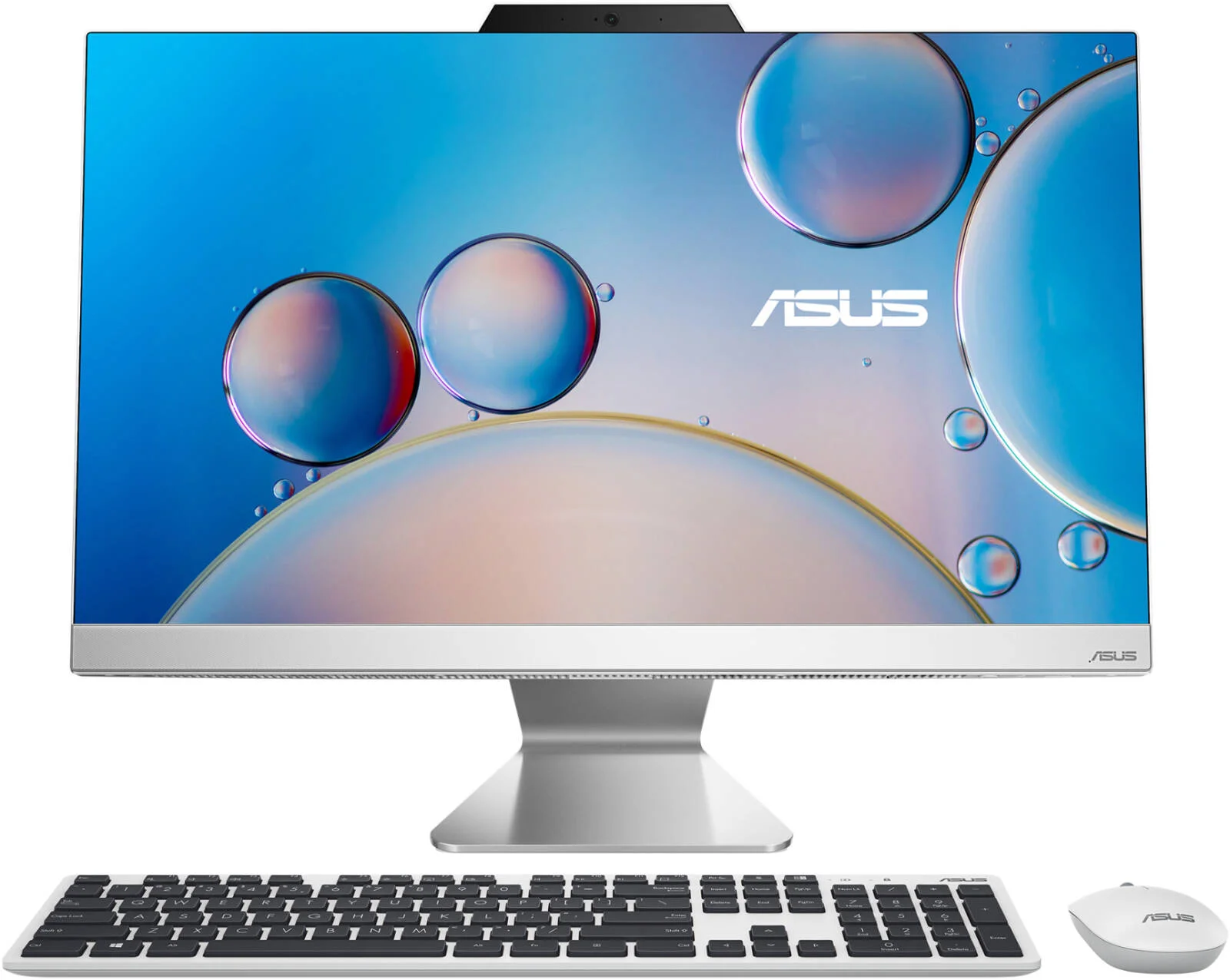 کامپیوتر همه کاره ASUS A3402، صفحه نمایش 23.8 اینچی FHD Wide View، پردازنده Intel Core i5-1235U، رم 16 گیگابایتی، SSD 512 گیگابایتی، گرافیک Intel UHD، کیبورد و ماوس ENG-ARB، Free DOS، سفید | A3402WBAT-WA159M