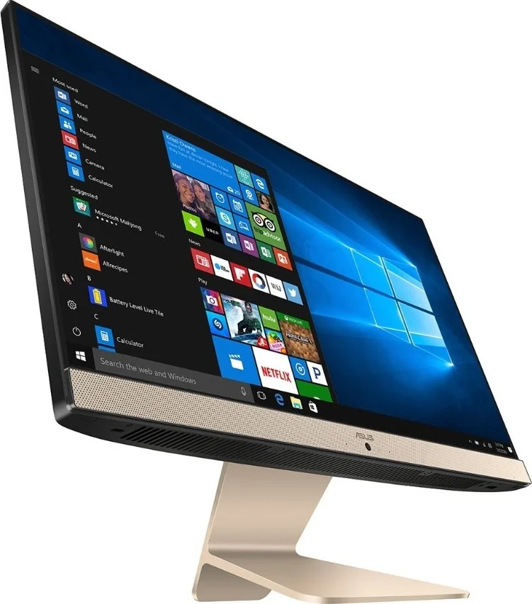 کامپیوتر همه کاره ASUS VIVO AiO سری V222FAK، صفحه نمایش 21.5 اینچی FHD (1920 x 1080)، پردازنده i3-10110U، رم 4 گیگابایتی DDR4، هارد دیسک 1 ترابایتی SATA 5400RPM 2.5 اینچی، کارت گرافیک Intel® Iris Xe، سیستم عامل WIN 10 Home، کیبورد و ماوس بی سیم ZEN | V222FAK-WA133T