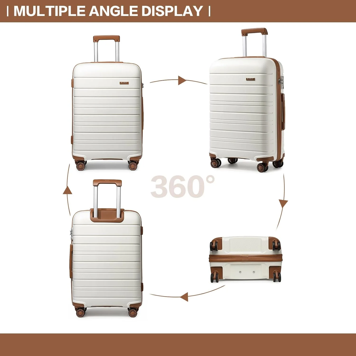 چمدان سبک وزن و سخت Kono، مناسب برای حمل در سفر