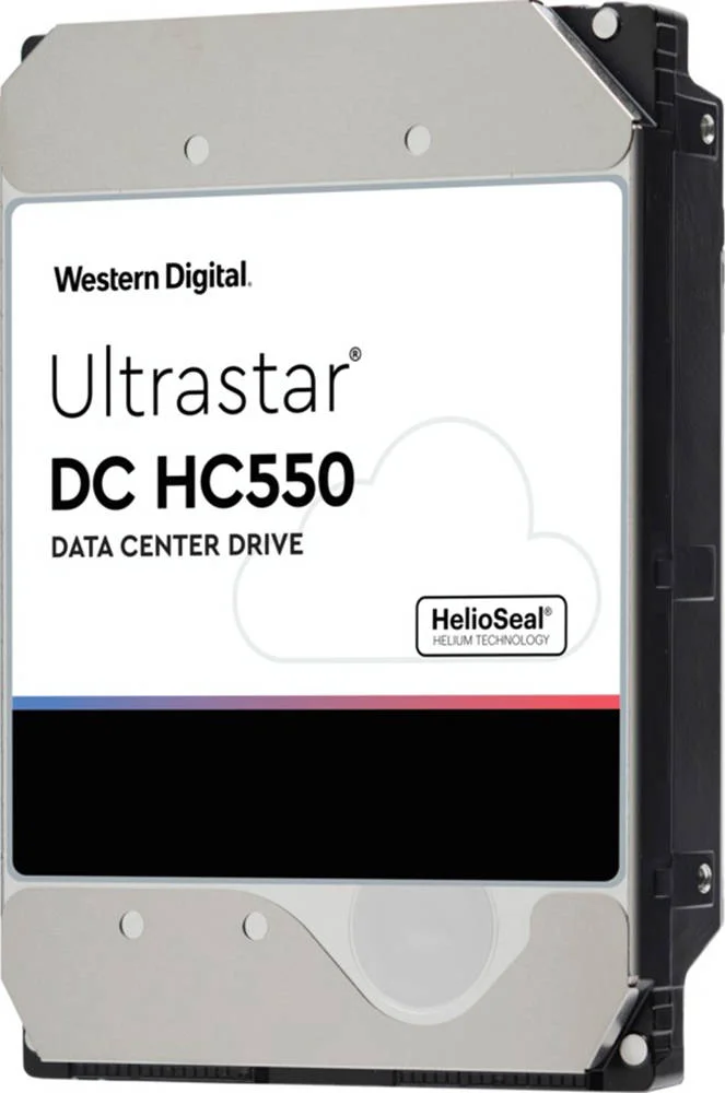 هارد دیسک داخلی 18 ترابایتی وسترن دیجیتال Ultrastar DC HC550، 3.5 اینچی، 512 مگابایت کش، SATA 7200rpm، رابط SAS-3 12 Gb/s، سازگار برای NAS، کامپیوتر رومیزی، کامپیوتر ایستگاه کاری، سرور | 0F38353