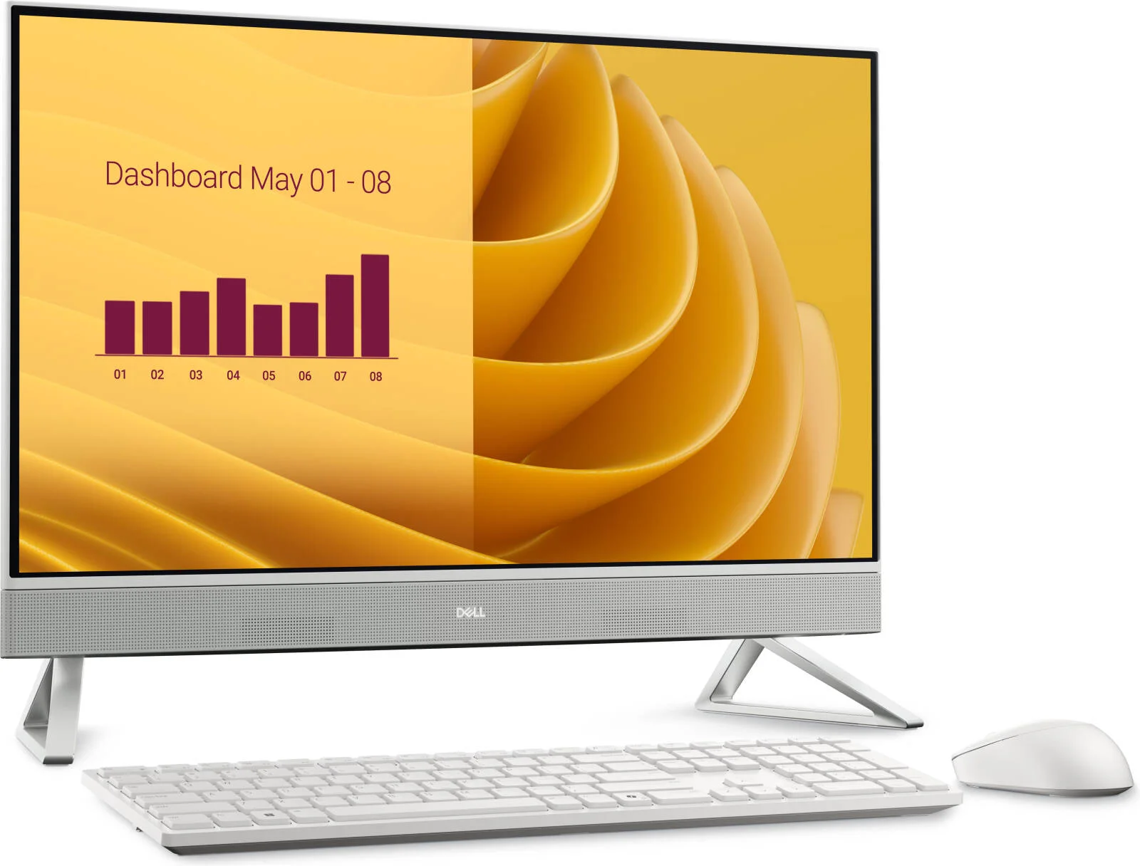 کامپیوتر همه کاره دل مدل EC27250، صفحه نمایش لمسی 27 اینچی FHD، پردازنده اینتل Core 7 150U، رم 16 گیگابایتی، حافظه SSD 1 ترابایتی، کارت گرافیک GeForce MX570A 2GB، کیبورد انگلیسی، ویندوز 11 پرو، سفید | AIO-EC27250-003-ENG کامپیوتر همه کاره دل مدل EC27250، صفحه نمایش لمسی 27 اینچی FHD، پردازنده اینتل Core 7 150U، رم 16 گیگابایتی، حافظه SSD 1 ترابایتی، کارت گرافیک GeForce MX570A 2GB، کیبورد انگلیسی، ویندوز 11 پرو، سفید | AIO-EC27250-003-ENG