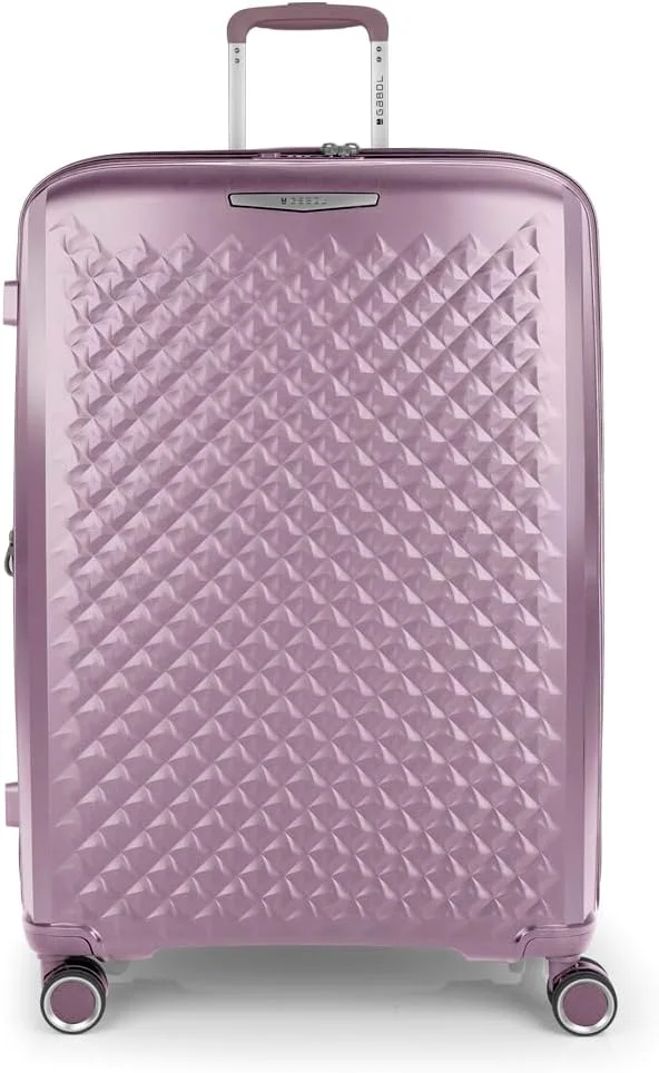 مجموعه چمدان های سخت پوسته ABS + PP گابل کویینز، چمدان سبک وزن و بادوام با قفل TSA و چرخ های اسپینر سایزهای 20/24/28 اینچ (بنفش یاسی، 28 اینچ)