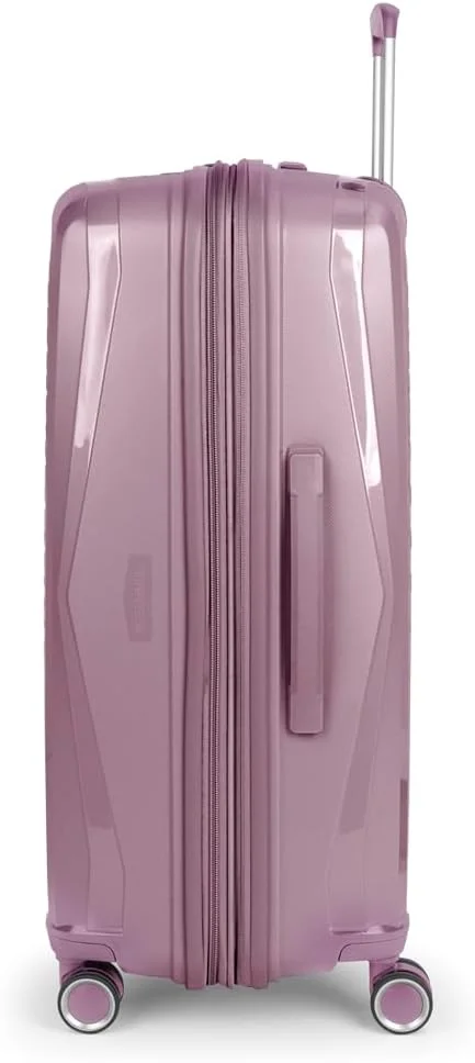 مجموعه چمدان های سخت پوسته ABS + PP گابل کویینز، چمدان سبک وزن و بادوام با قفل TSA و چرخ های اسپینر سایزهای 20/24/28 اینچ (بنفش یاسی، 28 اینچ)