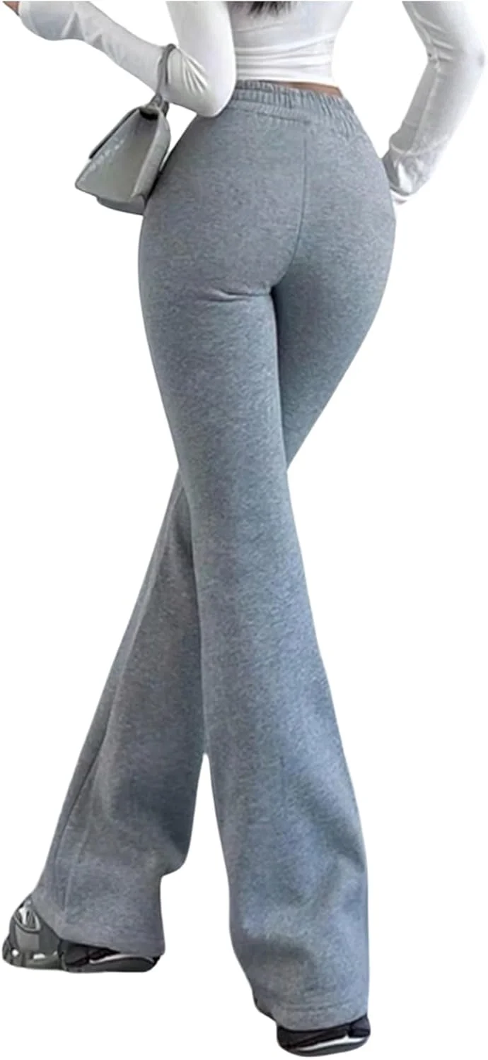 شلوار زنانه GORGLITTER، کمر کشی الاستیک با بند، پاچه گشاد، مناسب استایل خیابانی و دارای جیب