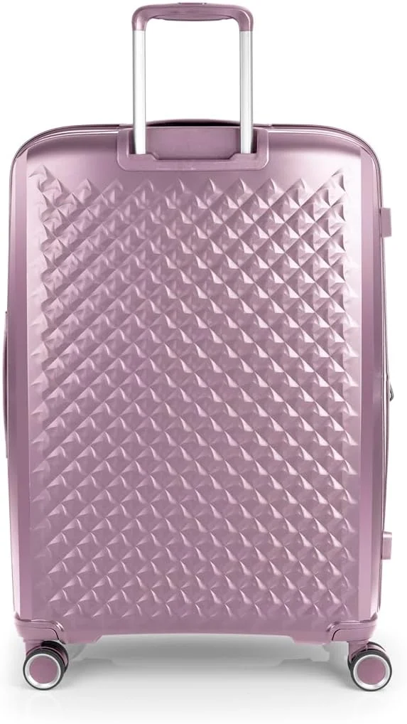 مجموعه چمدان های سخت پوسته ABS + PP گابل کویینز، چمدان سبک وزن و بادوام با قفل TSA و چرخ های اسپینر سایزهای 20/24/28 اینچ (بنفش یاسی، 28 اینچ)